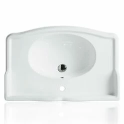 105cm Console Basin And 2 Ceramic Legs, Luxury Basins -Oldfashionedbathrooms Store 105cm console basin 1