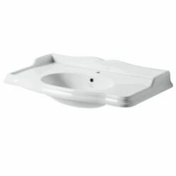 105cm Console Basin And 2 Ceramic Legs, Luxury Basins -Oldfashionedbathrooms Store 105cm console basin3 1