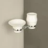 Edwards & Co Porcelain Soap Dish Tumbler & Holder | OFB