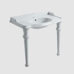 Old England Suffolk, 90cm Console Basin And Ceramic Legs | OFB