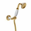 St James Antique Gold Hand-Shower On Wall Bracket | OFB