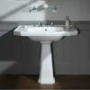 Empire Art Deco 920mm Console Basin & Pedestal | OFB