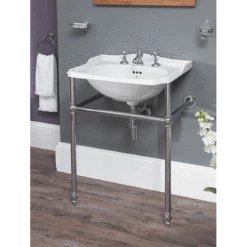 Balasani Basin With Chrome Stand | Old Fashioned Bathrooms