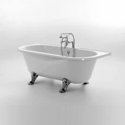 Balmoral Acrylic Roll Top Bath - 1680mm | Old Fashioned Bathrooms