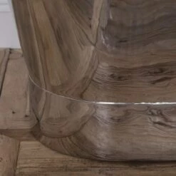 The Normandy Nickel Plated Interior & Exterior Bateau Bath | Suffolk -Oldfashionedbathrooms Store Bateau Bath Nickel Close Up 2