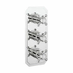 Belgravia Crosshead Concealed Thermostatic Shower Valve – 2 Outlets