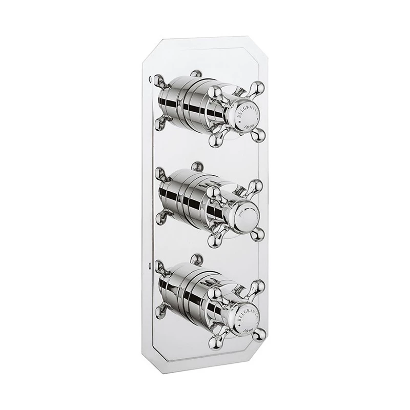 Belgravia Crosshead Slimline Thermostatic Shower Valve | OFB 1 Belgravia Crosshead Slimline Thermostatic Shower Valve | OFB