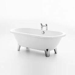 Blenheim Double Ended Acrylic Bath - 1750mm | Old Fashioned Bathrooms