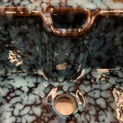 Thomas Crapper Downham Cloakroom Basin - 4 Finishes Available | Old Fashioned Bathrooms 14 Thomas Crapper Downham Cloakroom Basin - 4 Finishes Available | Old Fashioned Bathrooms -Oldfashionedbathrooms Store Blue Anthacite close up