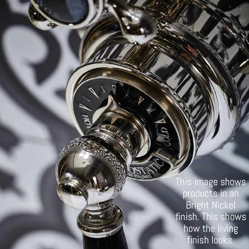 St James Nickel Easy Clean Skirted Shower Head | OFB 3 St James Nickel Easy Clean Skirted Shower Head | OFB - Image 3