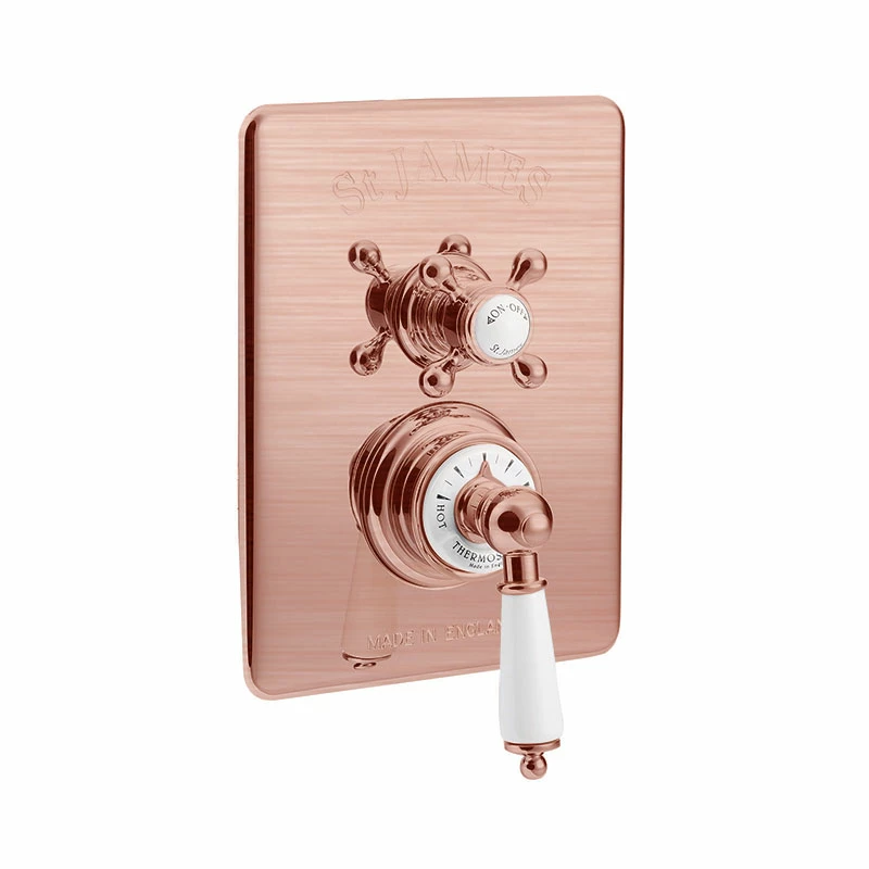 St James - 'Kit 5' Copper Concealed Shower | Shop Here 2 St James - 'Kit 5' Copper Concealed Shower | Shop Here - Image 2