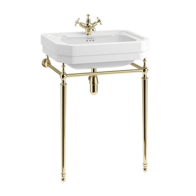 Burlington Victorian 61cm Basin With Chrome Stand 3 Burlington Victorian 61cm Basin With Chrome Stand - Image 3