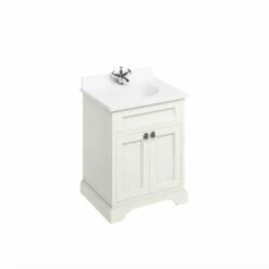 Burlington Freestanding 65 Vanity Unit With Doors And Minerva White Top