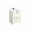 Burlington Freestanding 65 Vanity Unit - Carrara Top | OFB | Suffolk