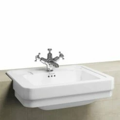 Stock Clearance - Burlington Semi Recessed Basin
