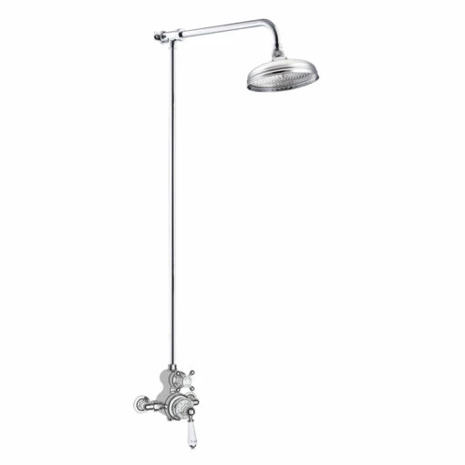 St James - 'Kit 1' Chrome Exposed Shower | Shop Here -Oldfashionedbathrooms Store Chrome Kit1