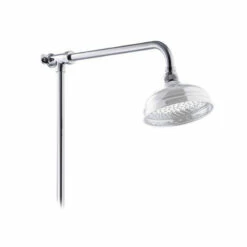 St James 'Kit 2' Chrome Exposed Shower | Shop Now -Oldfashionedbathrooms Store Chrome St James Chrome Shower Rail 1