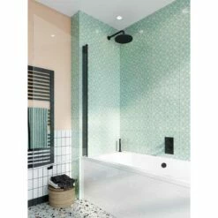 Design 8 Single Panel | Old Fashioned Bathrooms 5 Design 8 Single Panel | Old Fashioned Bathrooms -Oldfashionedbathrooms Store Design 8 Single Panel black open