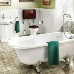 Burlington Blenheim Single Ended Bath With Standard Feet - 1690mm | Old Fashioned Bathrooms 8 Burlington Blenheim Single Ended Bath With Standard Feet - 1690mm | Old Fashioned Bathrooms -Oldfashionedbathrooms Store E2 E11 CHR RS