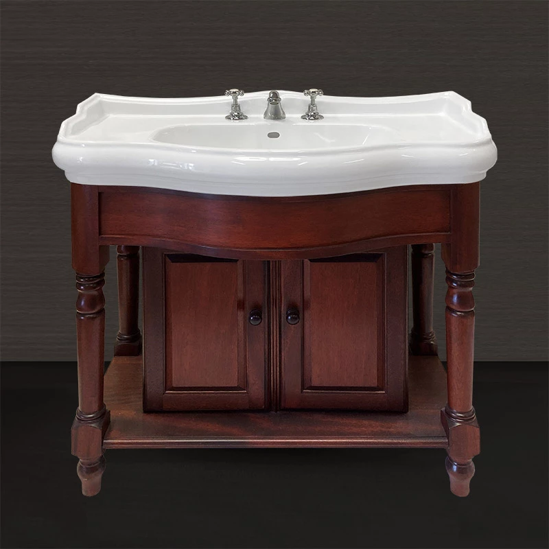 Foresters 100cm Period Basin & Oak Cabinet | Old Fashioned Bathrooms 7 Foresters 100cm Period Basin & Oak Cabinet | Old Fashioned Bathrooms - Image 7