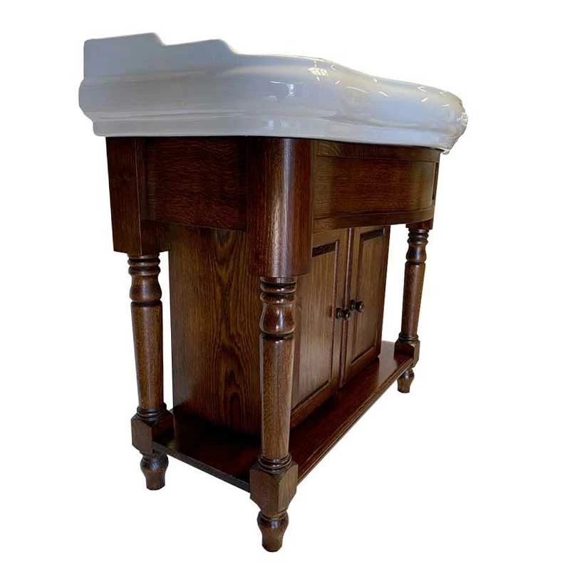 Foresters 100cm Period Basin & Oak Cabinet | Old Fashioned Bathrooms 6 Foresters 100cm Period Basin & Oak Cabinet | Old Fashioned Bathrooms - Image 6