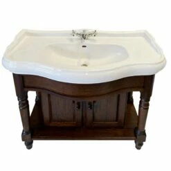 Foresters 100cm Period Basin & Oak Cabinet | Old Fashioned Bathrooms 12 Foresters 100cm Period Basin & Oak Cabinet | Old Fashioned Bathrooms -Oldfashionedbathrooms Store Foresters Bow Fronted Cabinet 44