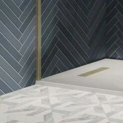 Crosswater 'Gallery 10' Corner With Hinged Deflector (T-Bracing Bar) -Oldfashionedbathrooms Store Gallery 10 2