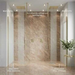 Crosswater 'Gallery 10' Recess With Double Panel Ceiling Bracing Bar | OFB 6 Crosswater 'Gallery 10' Recess With Double Panel Ceiling Bracing Bar | OFB -Oldfashionedbathrooms Store Gallery 10 Recess with Double Panel Ceiling Bracing Bar2