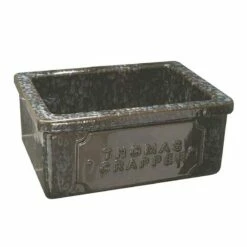 Thomas Crapper Harwood Cloakroom Basin - 4 Finishes Available | Old Fashioned Bathrooms -Oldfashionedbathrooms Store Harwood Cloakroom Basin Blue Anthricite