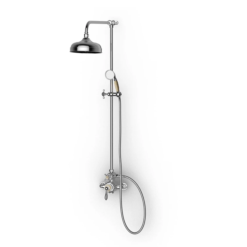 Thomas Crapper Ovington Exposed Thermostatic Dual Function Shower | OFB 1 Thomas Crapper Ovington Exposed Thermostatic Dual Function Shower | OFB