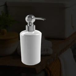 Thomas Crapper Elegant Ceramic Soap Dispenser | Old Fashioned Bathrooms | Suffolk