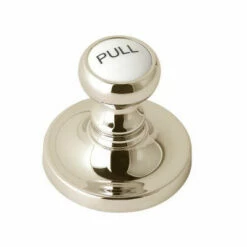 Independent Pop Up Basin Waste - Chrome, Gold, Nickel -Oldfashionedbathrooms Store Independant Pop up Waste Nickel close up