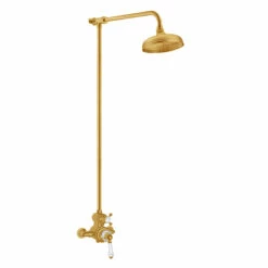 St James - 'Kit 1' Brass Exposed Shower | Shop Here
