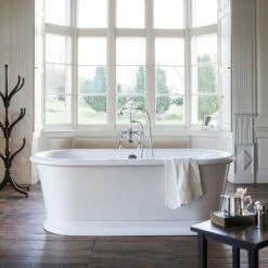 Burlington London Round Double Ended Bath - 1800mm | Old Fashioned Bathrooms