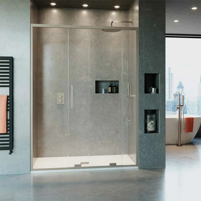 Crosswater 'Optix 10' Single Sliding Door | Old Fashioned Bathrooms 2 Crosswater 'Optix 10' Single Sliding Door | Old Fashioned Bathrooms - Image 2