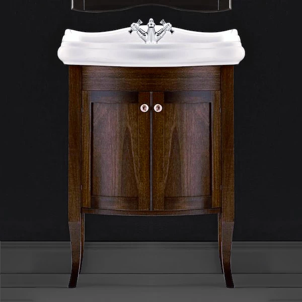 Luxury Retro 69cm Vanity Cabinet & Washbasin | Old Fashioned Bathrooms 1 Luxury Retro 69cm Vanity Cabinet & Washbasin | Old Fashioned Bathrooms