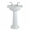 Drift Small Basin And Pedestal - 540mm | Old Fashioned Bathrooms