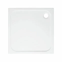 Square 45mm Stone Resin Shower Tray | Old Fashioned Bathrooms