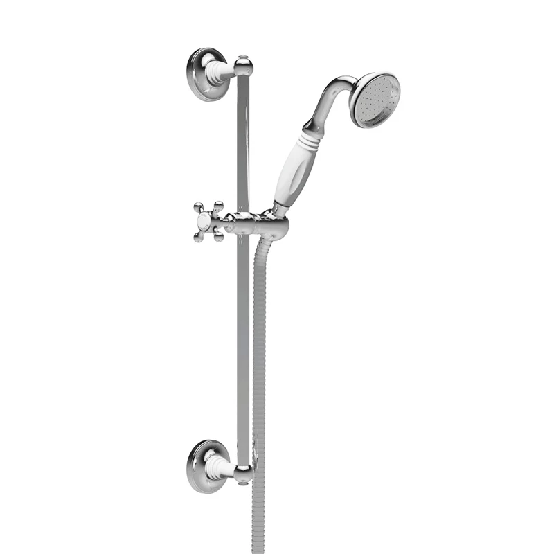 St James Chrome Hand Shower On Slider Rail | Old Fashioned Bathrooms 1 St James Chrome Hand Shower On Slider Rail | Old Fashioned Bathrooms