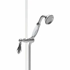 St James Chrome Hand Shower With Slider & Hose | Suffolk -Oldfashionedbathrooms Store St James Chrome Hand Shower with Slider Hose 3
