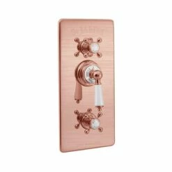 St James - 'Kit 6' Copper Concealed Shower | Shop Here 13 St James - 'Kit 6' Copper Concealed Shower | Shop Here -Oldfashionedbathrooms Store St James Copper Traditional Concealed Valve 2 Outlets 1 1
