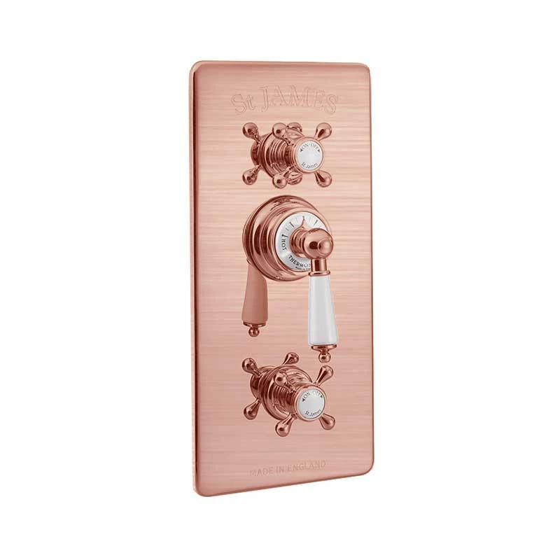 St James - 'Kit 6' Copper Concealed Shower | Shop Here 7 St James - 'Kit 6' Copper Concealed Shower | Shop Here - Image 7