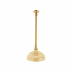 St James Brass Vertical Drop Shower Arm | Old Fashioned Bathrooms