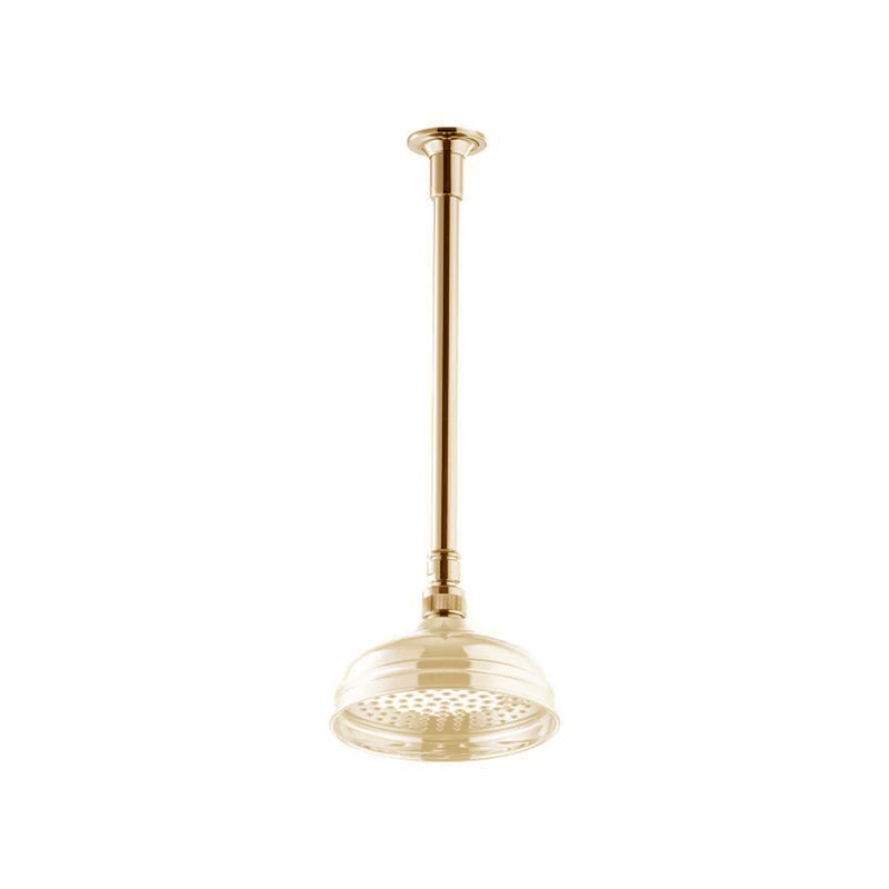 St James Antique Gold Vertical Drop Shower Arm | OFB | Suffolk 1 St James Antique Gold Vertical Drop Shower Arm | OFB | Suffolk