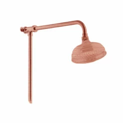 St James - 'Kit 1' Copper Exposed Shower | Shop Here 6 St James - 'Kit 1' Copper Exposed Shower | Shop Here -Oldfashionedbathrooms Store St James copper 18mm shower arm rail 2