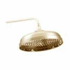 St James Antique Gold Skirted Shower Head | Old Fashioned Bathrooms