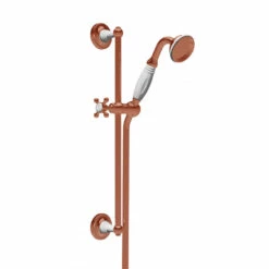 St James - 'Kit 6' Copper Concealed Shower | Shop Here 10 St James - 'Kit 6' Copper Concealed Shower | Shop Here -Oldfashionedbathrooms Store St james copper hand shower on slider rail