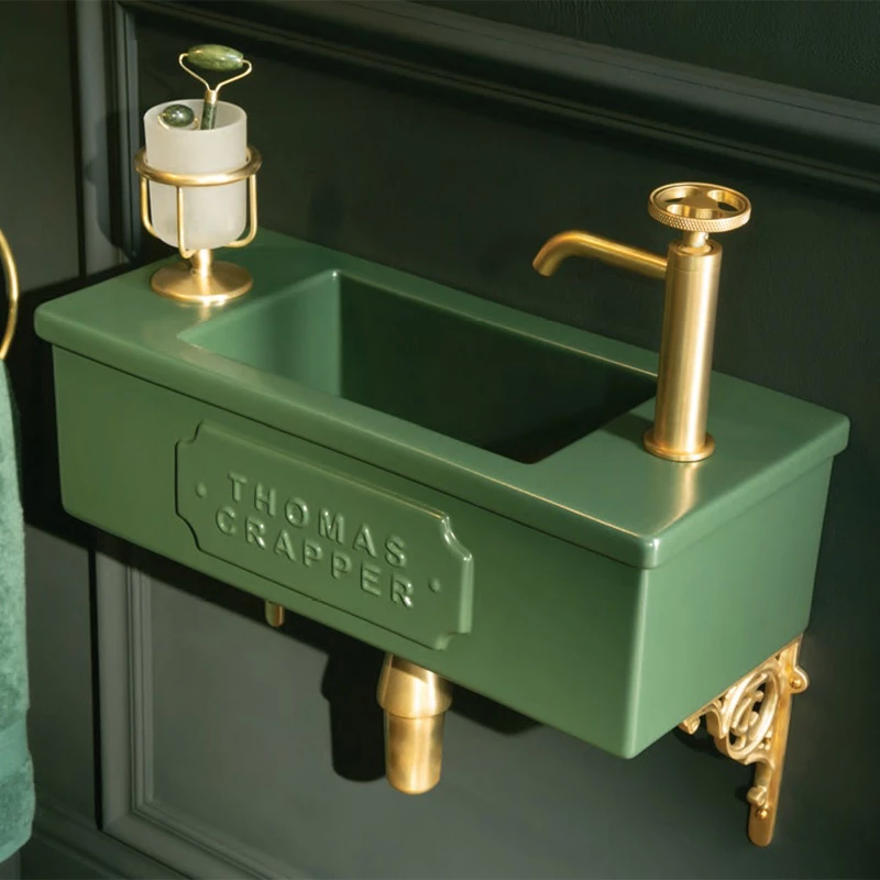 Thomas Crapper Bentham Cloakroom Basin - 3 Finishes Available | Old Fashioned Bathrooms 2 Thomas Crapper Bentham Cloakroom Basin - 3 Finishes Available | Old Fashioned Bathrooms - Image 2