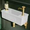 Thomas Crapper Bentham Cloakroom Basin - 3 Finishes Available | Old Fashioned Bathrooms
