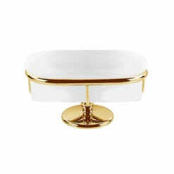 Thomas Crapper Elegant Freestanding Soap Dish | Old Fashioned Bathrooms -Oldfashionedbathrooms Store Thomas Crapper Elegant Freestanding Soap Dish Brass